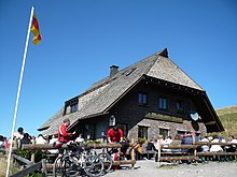 Blick auf die Wilhelmer Hütte